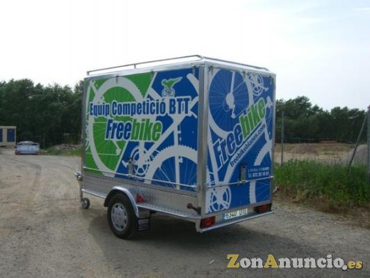 Remolque cerrado carrozado en aluminio.Thalman Quality